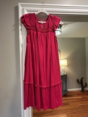 Women’s Torrid Lace Flutter-Sleeve Dress